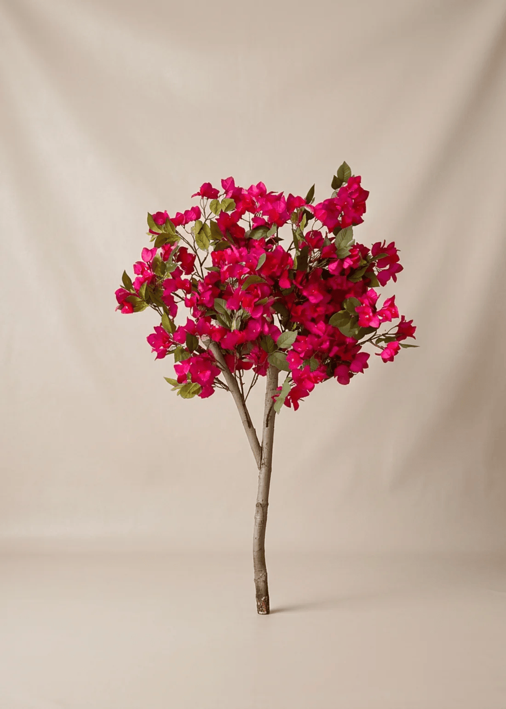 Artificial Bougainvillea Tree in Textured Planter