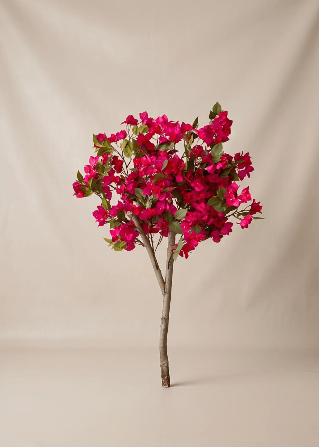 Artificial Bougainvillea Tree in Textured Planter
